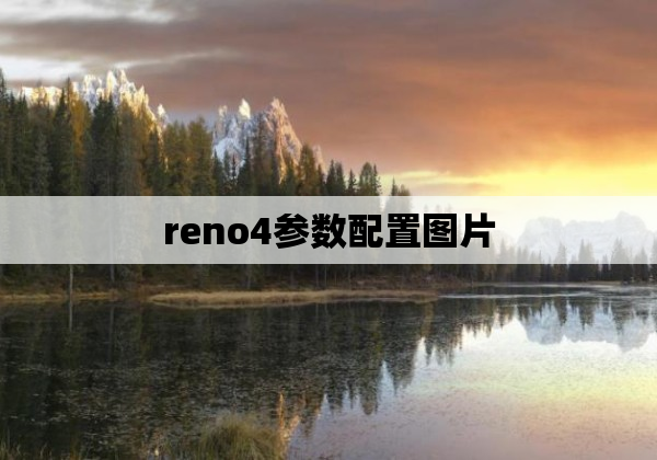 reno4参数配置图片