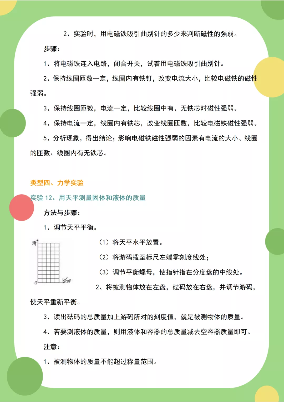 初中物理20个实验题，逢考必有！每一个都很重要，建议为孩子收藏