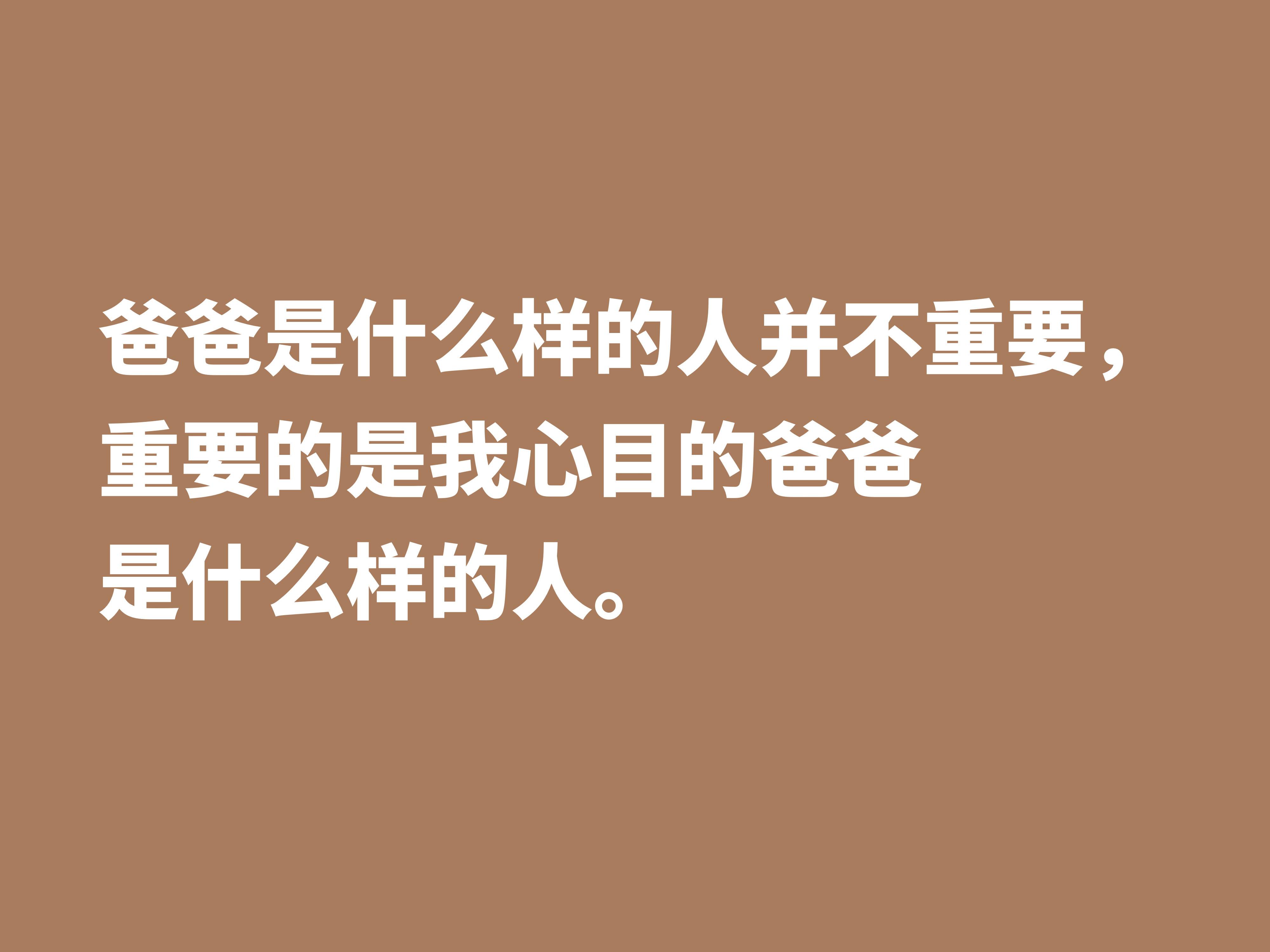 最樸實的讚美父親的話(10句讚美父親的話)-萬思特網