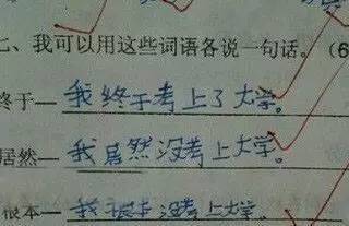 看了小学生那些让人哭笑不得的造句，我真的“掉了眼镜”