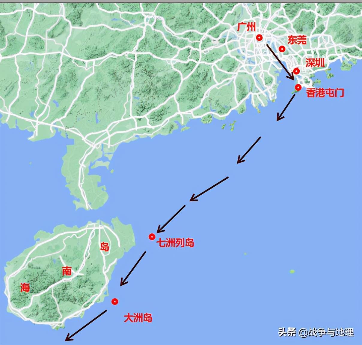 维多利亚港航线图片