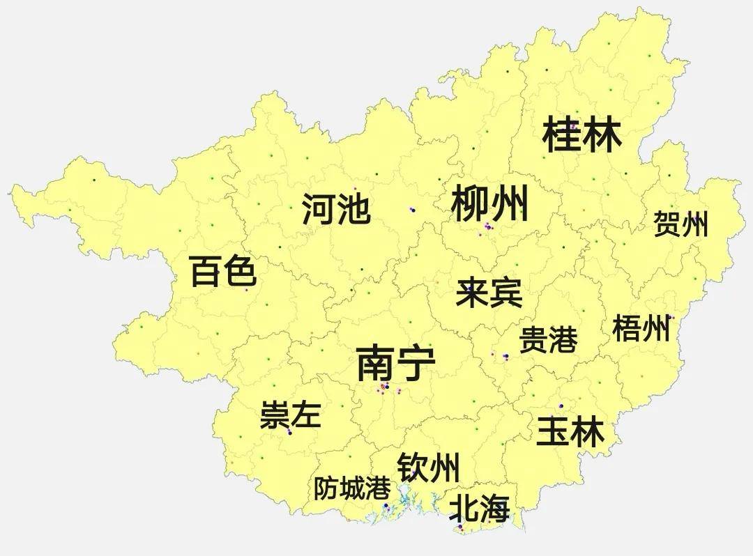 广西周围地图图片