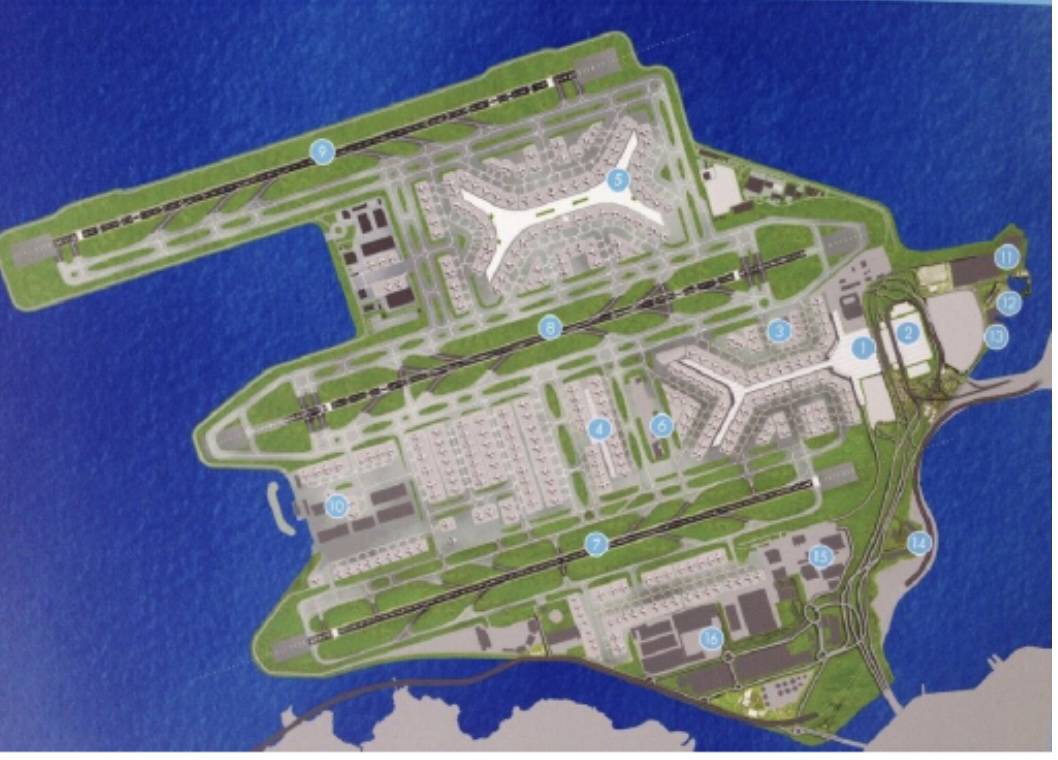 香港国际机场规划图片