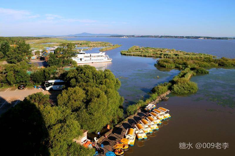 密山市东南导航边境，有这么一个湖，景色浑然天成