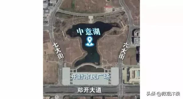 开封不愧是北方水城，所有的湖泊地图都在这了