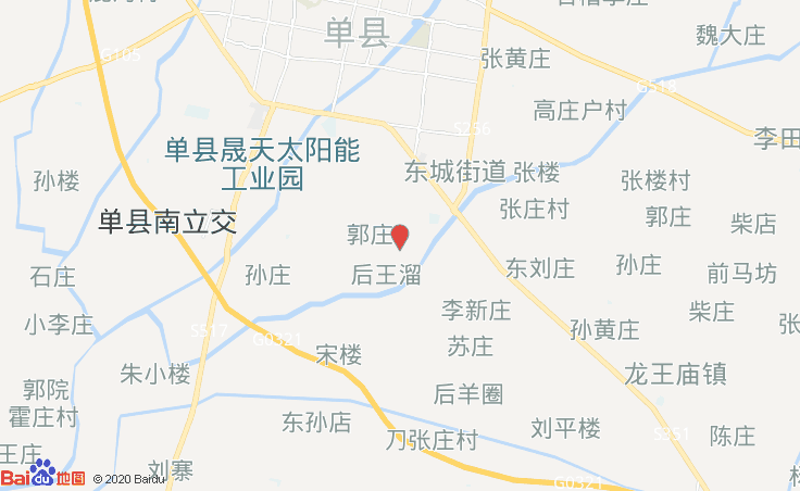 单县地图县城图片