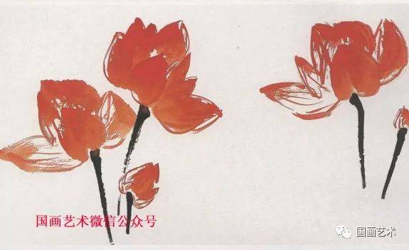 国画大师图文教程：写意荷花画法教学辅导，荷花荷叶各类画法详解